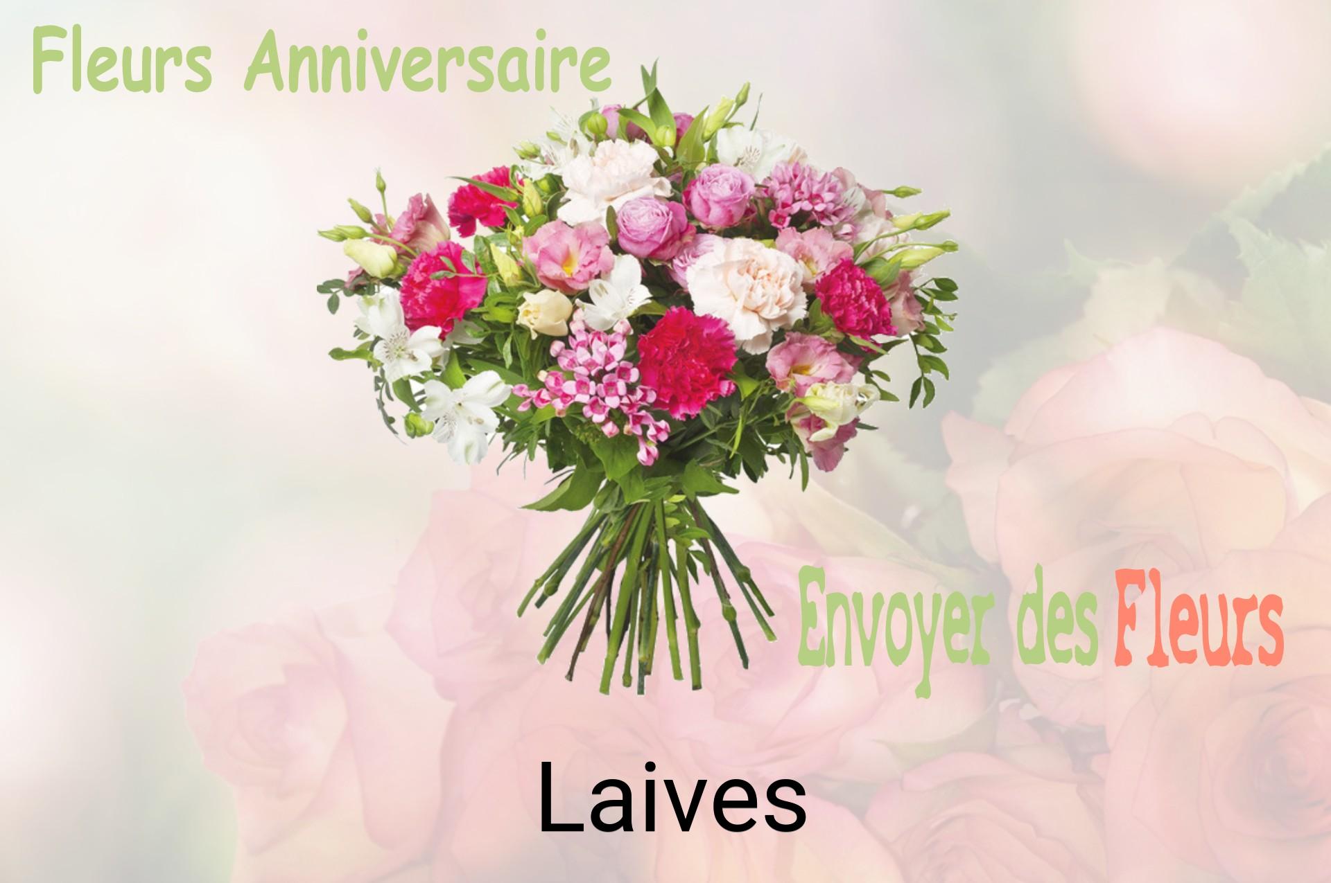 Bouquet de fleurs d’anniversaire livré à Laives